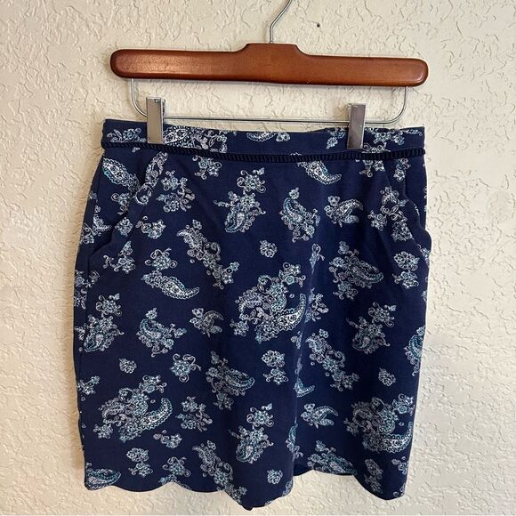 Skies Are Blue- Stitch Fix- Bernice Scallop Hem Skirt‎ Size Medium - Picture 10 of 10